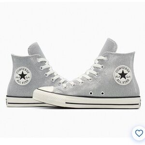 VGUC- RARE Converse Chuck Taylor All Star ‘Hi Shine’ Canvas High Top Sneaker